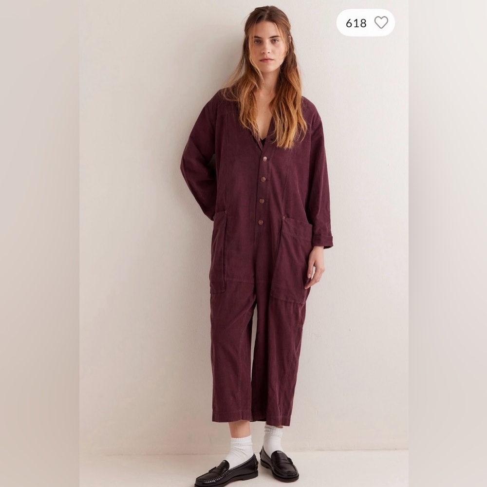 We The Free Margarita Cord Jumpsuit